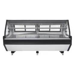 Vitrina Carnicera de 2.50 metros en Acero Inoxidable VMCA-250-AI-PLUS IMBERA